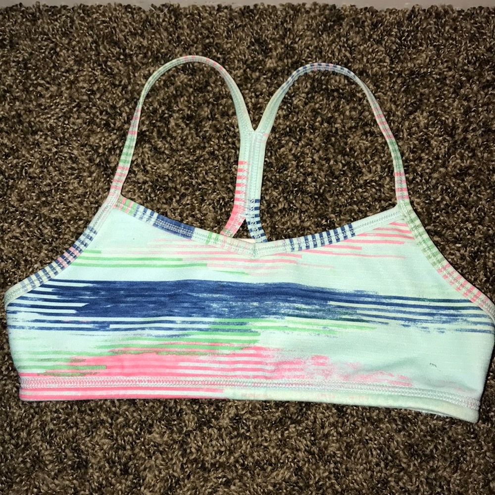 Size 10 Ivivva girls sports bra